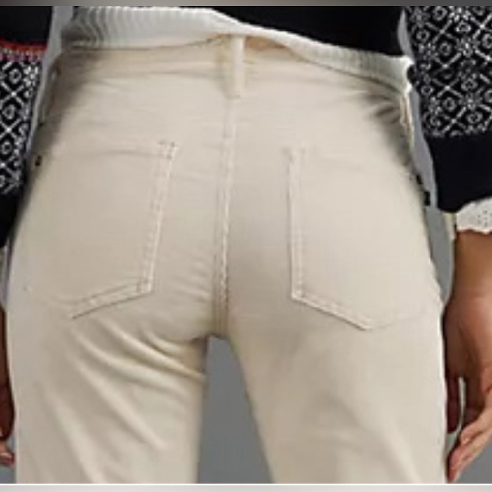 Pilcro | The Slim Boyfriend Corduroy Jeans | NWT Cream 27 - Picture 15 of 16